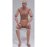 ARTICULATED SITTING Military Male Mannequin MSA09-ART