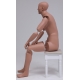 ARTICULATED SITTING Military Male Mannequin MSA09-ART