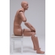 MSA13-ART bendable articulated sitting Military Male Mannequin