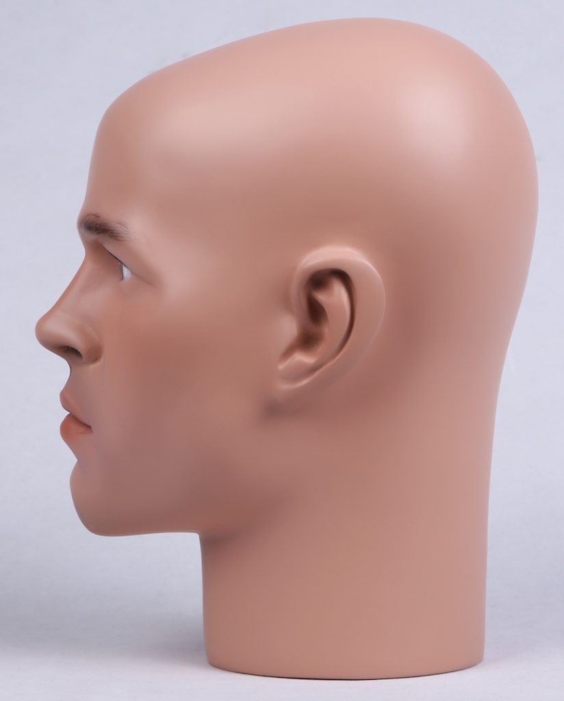 High Quality Realistic Male Mannequin Head Model 