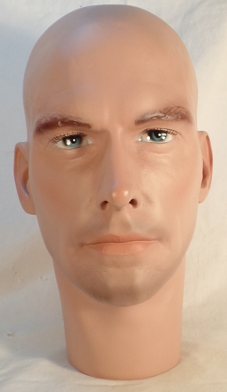 Mannequin Male Head TE 35 © BROWN EYES