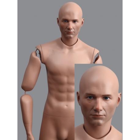 Articulated Military Male MH TE03 © Caucasian Mannequin