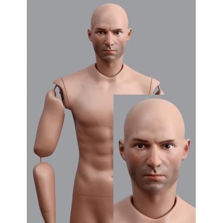 Articulated Military Male MH TE04 © Caucasian Mannequin