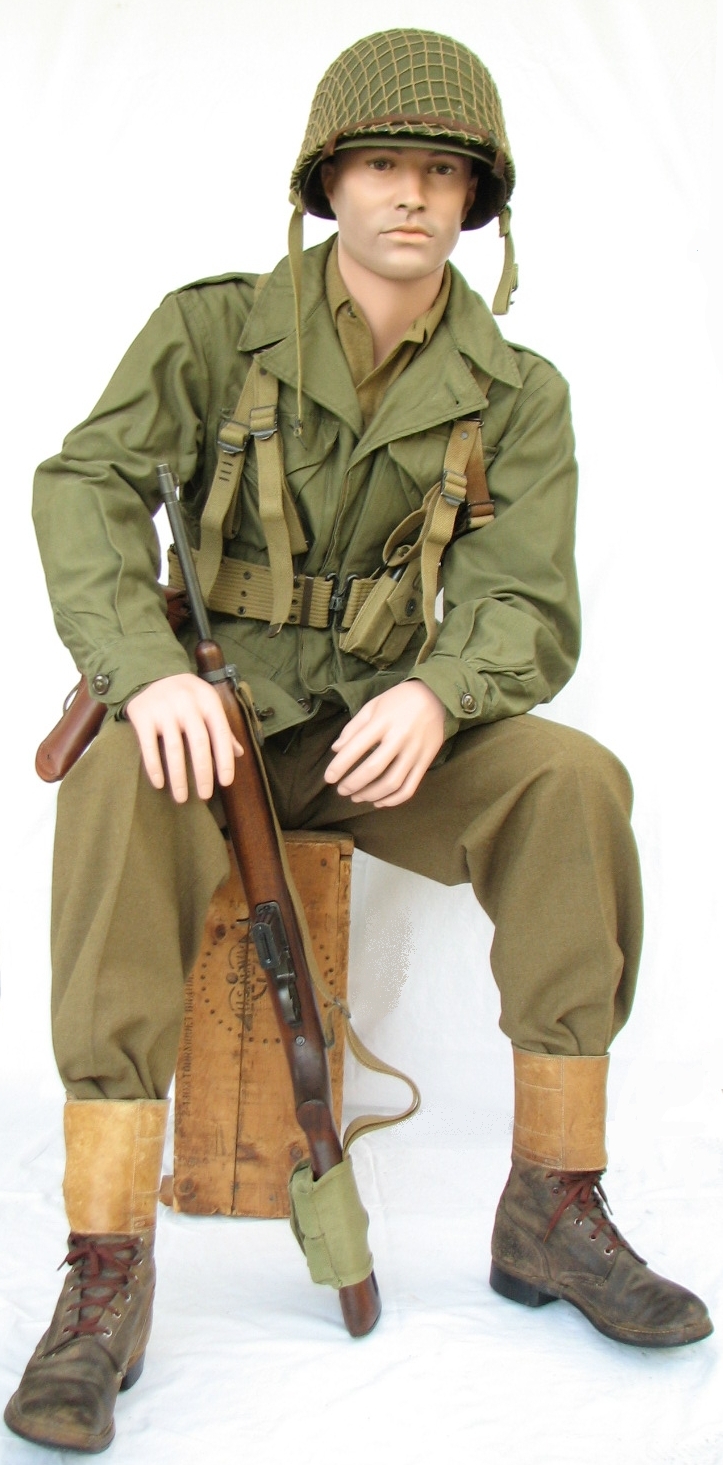 5 ft Male Seated Mannequin Skintone with Face Makeup S/M size WWII uniform SFM74 