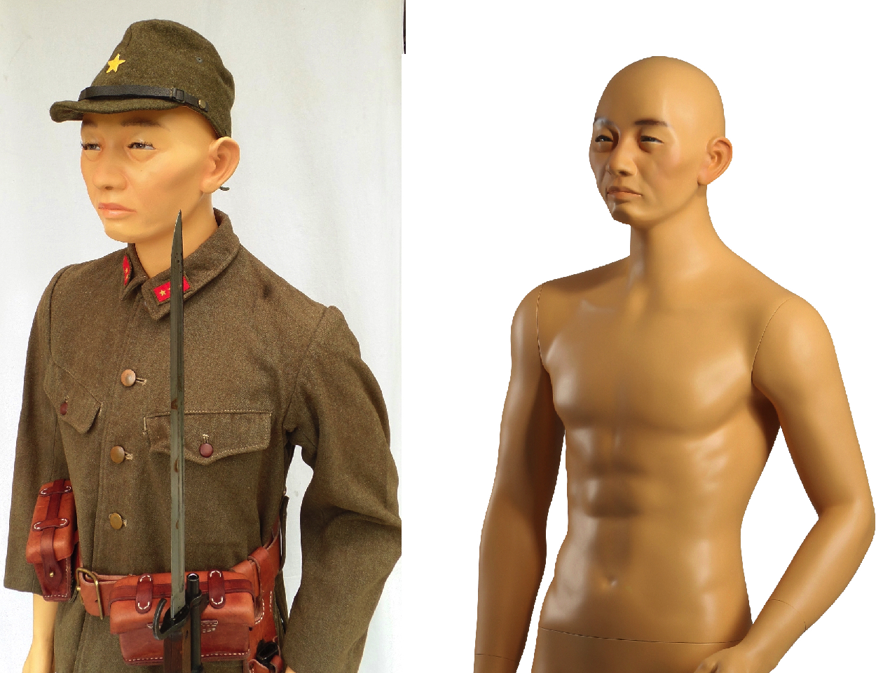 Military Male Japanese Mannequin MDJ-01 (Without Uniform)